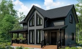 Проекты каркасных домов с террасой от 3671 рублей | Строй-Мск
